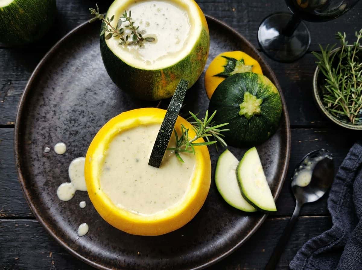 Zucchinisuppe mit Kokosmilch
