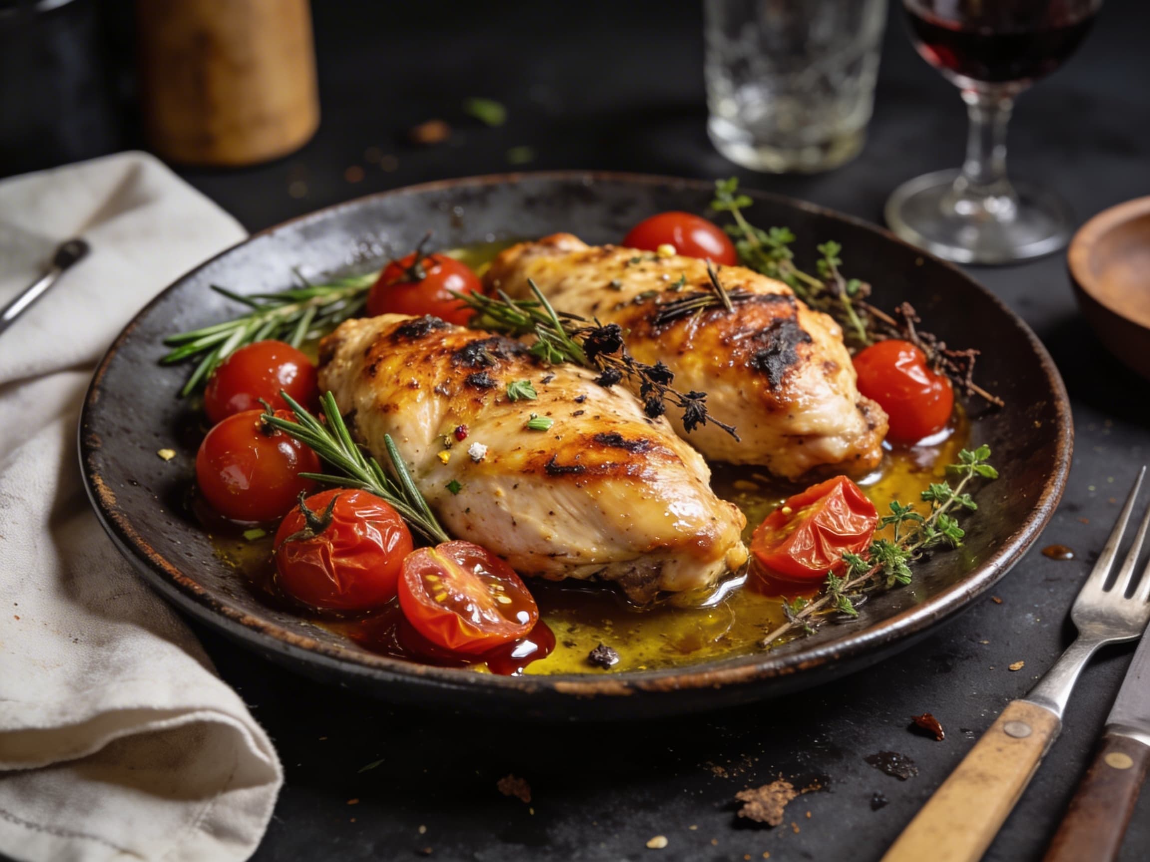 Toskanischer Hähnchen-Auflauf