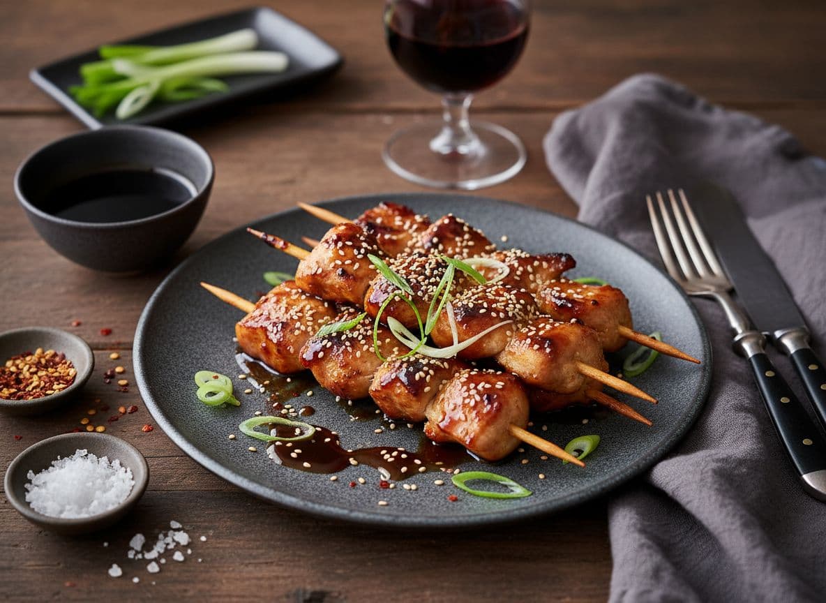 Yakitori-Hähnchenspieße