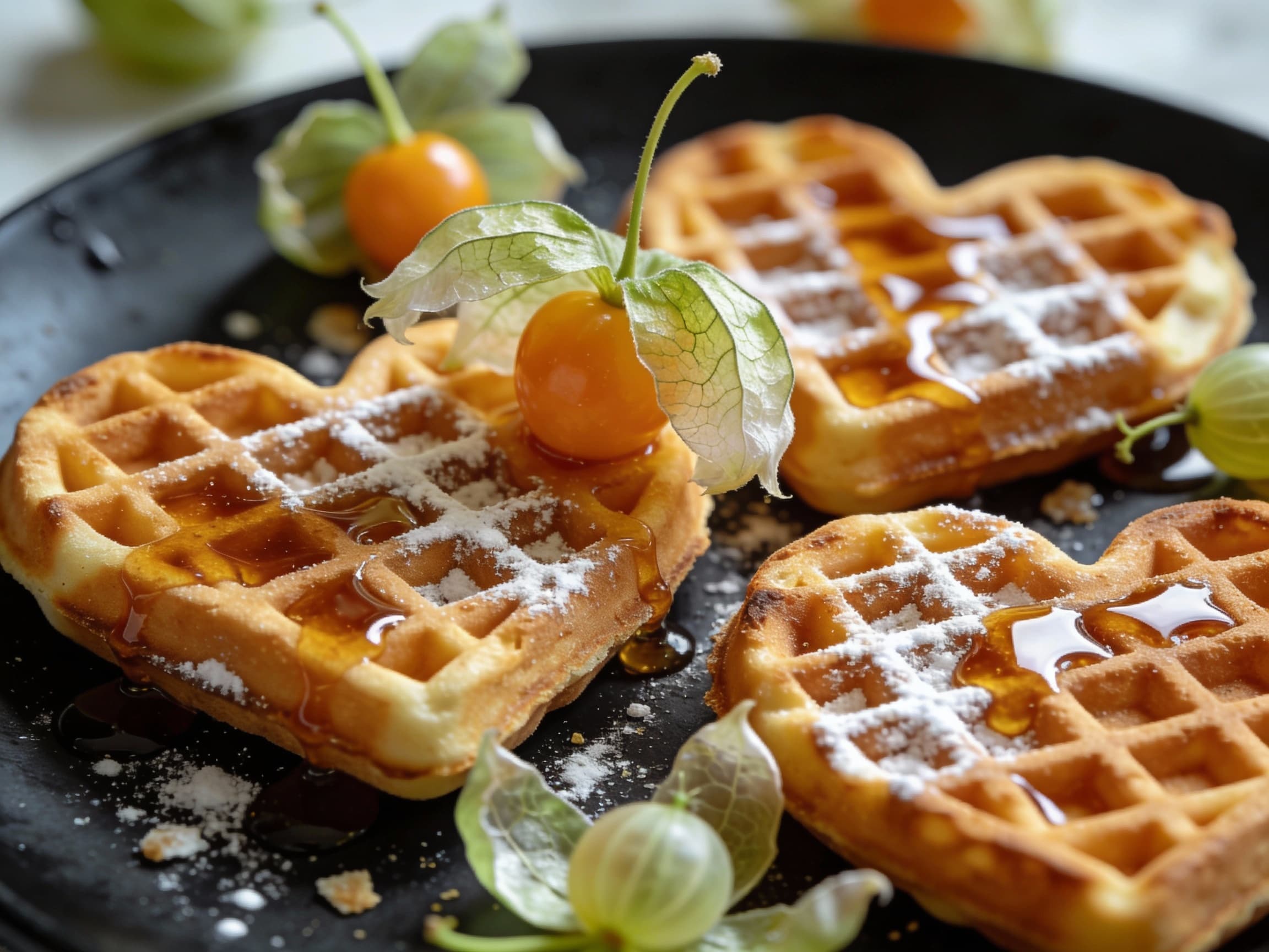 Belgische Waffeln mit Hagelzucker