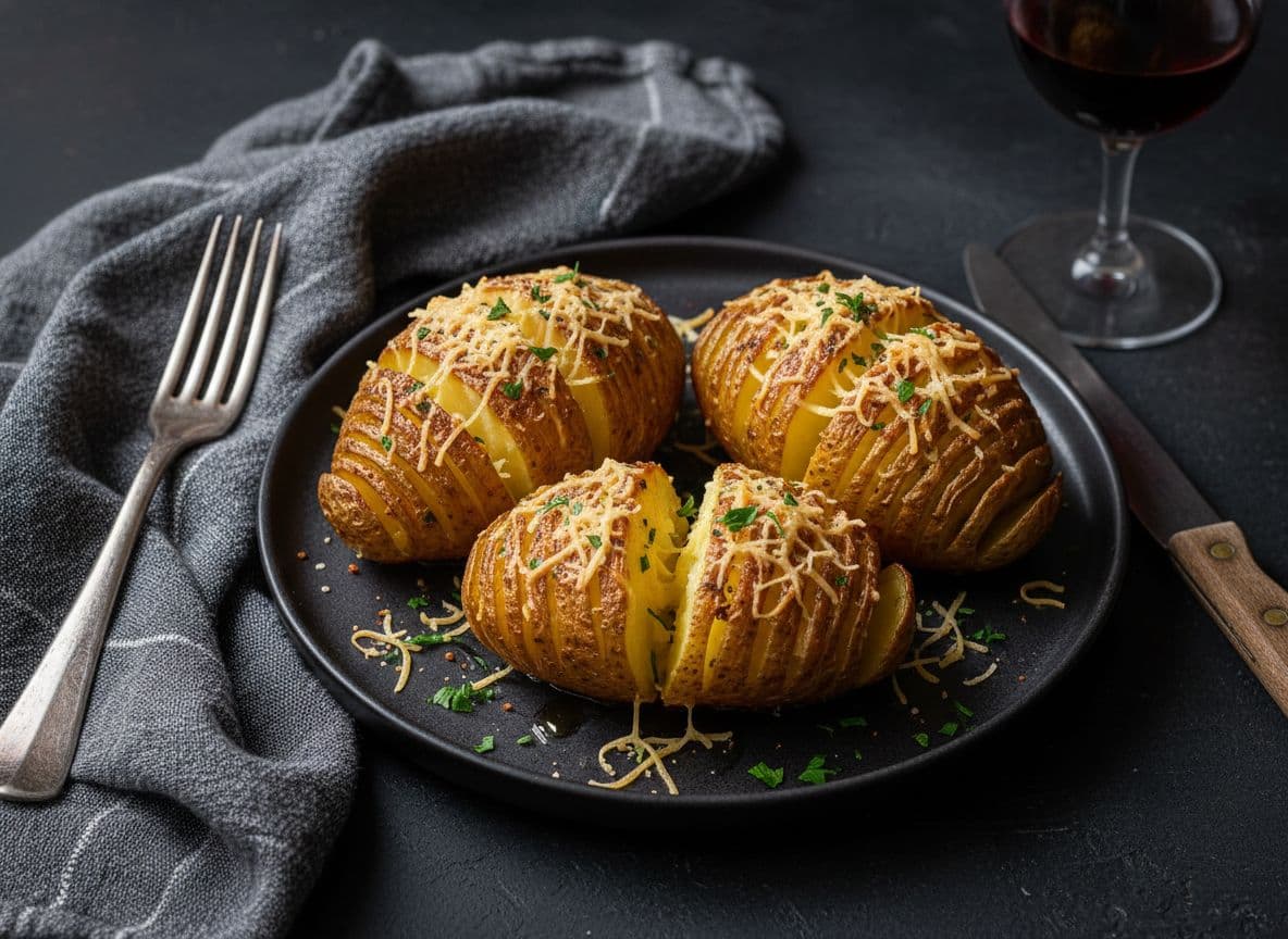 Fächerkartoffeln (Hasselback Potatoes)