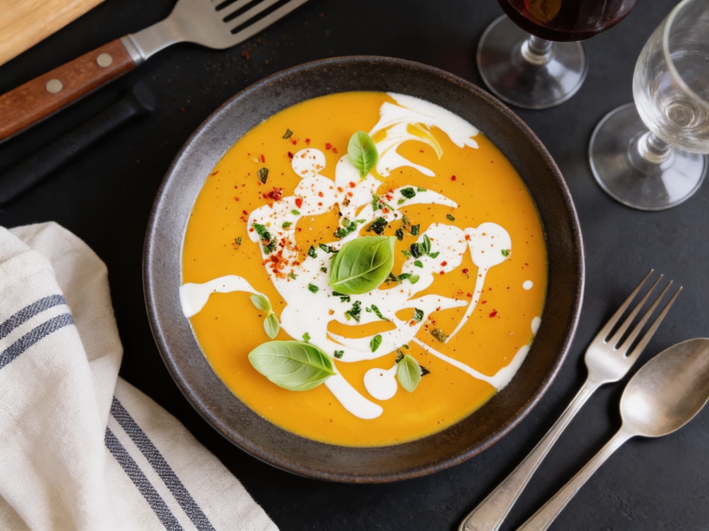 Kürbiscremesuppe