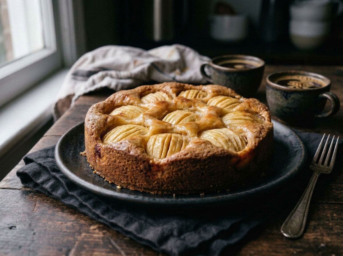 Versunkener Apfelkuchen