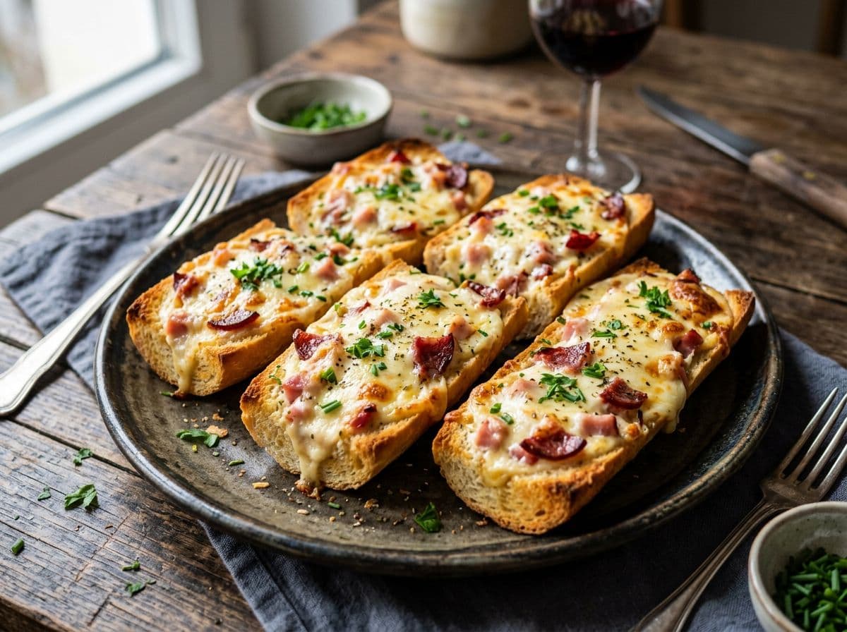 Pizzabrötchen mit Schmand