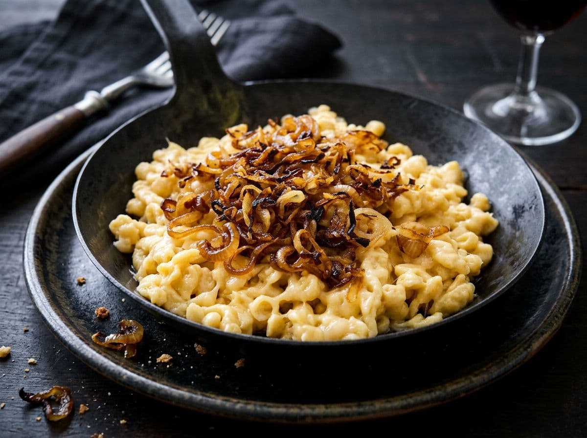 Käsespätzle ohne Sahne