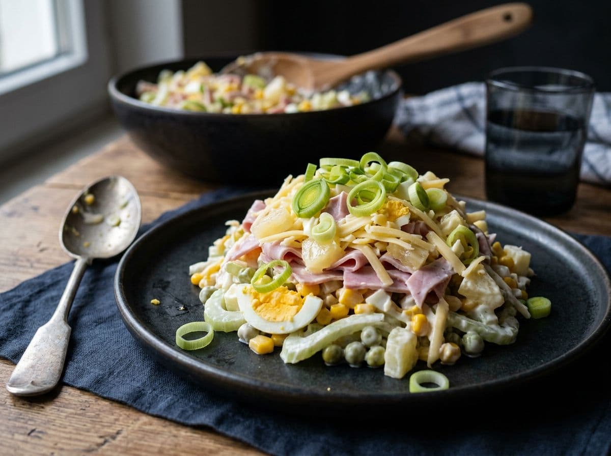 Klassischer Schichtsalat